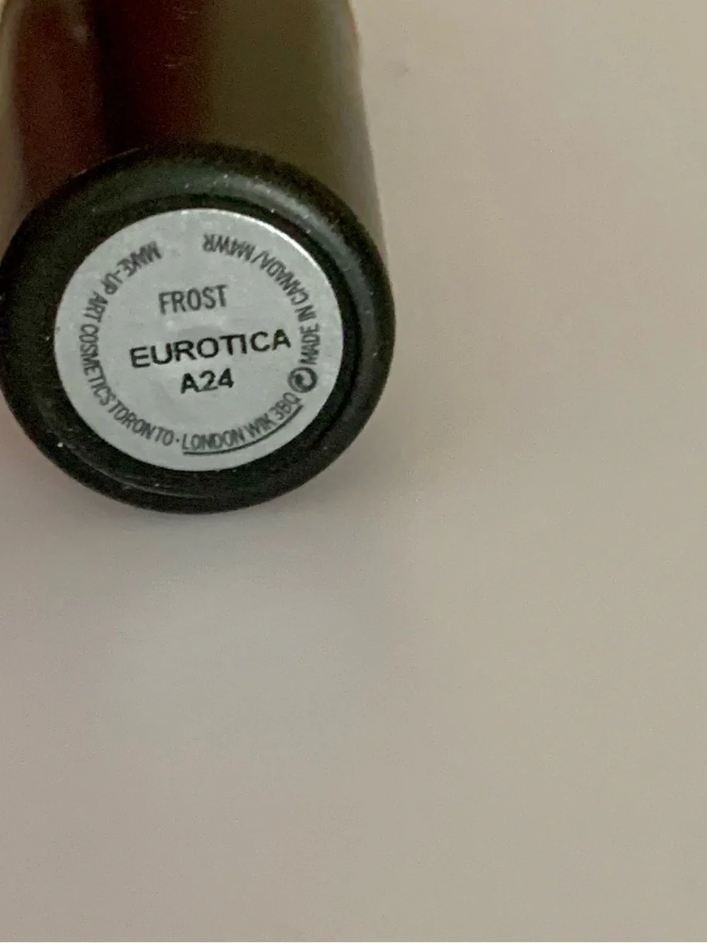 MAC Cosmetics Frost Eurotica Lipstick Rare Limited- Edition